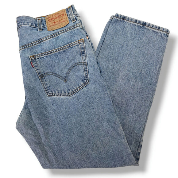 Levi's Other - Levi’s 550 Relaxed Fit Taper Jeans W38 L32 Medium Stonewash Loose Baggy Y2K VTG